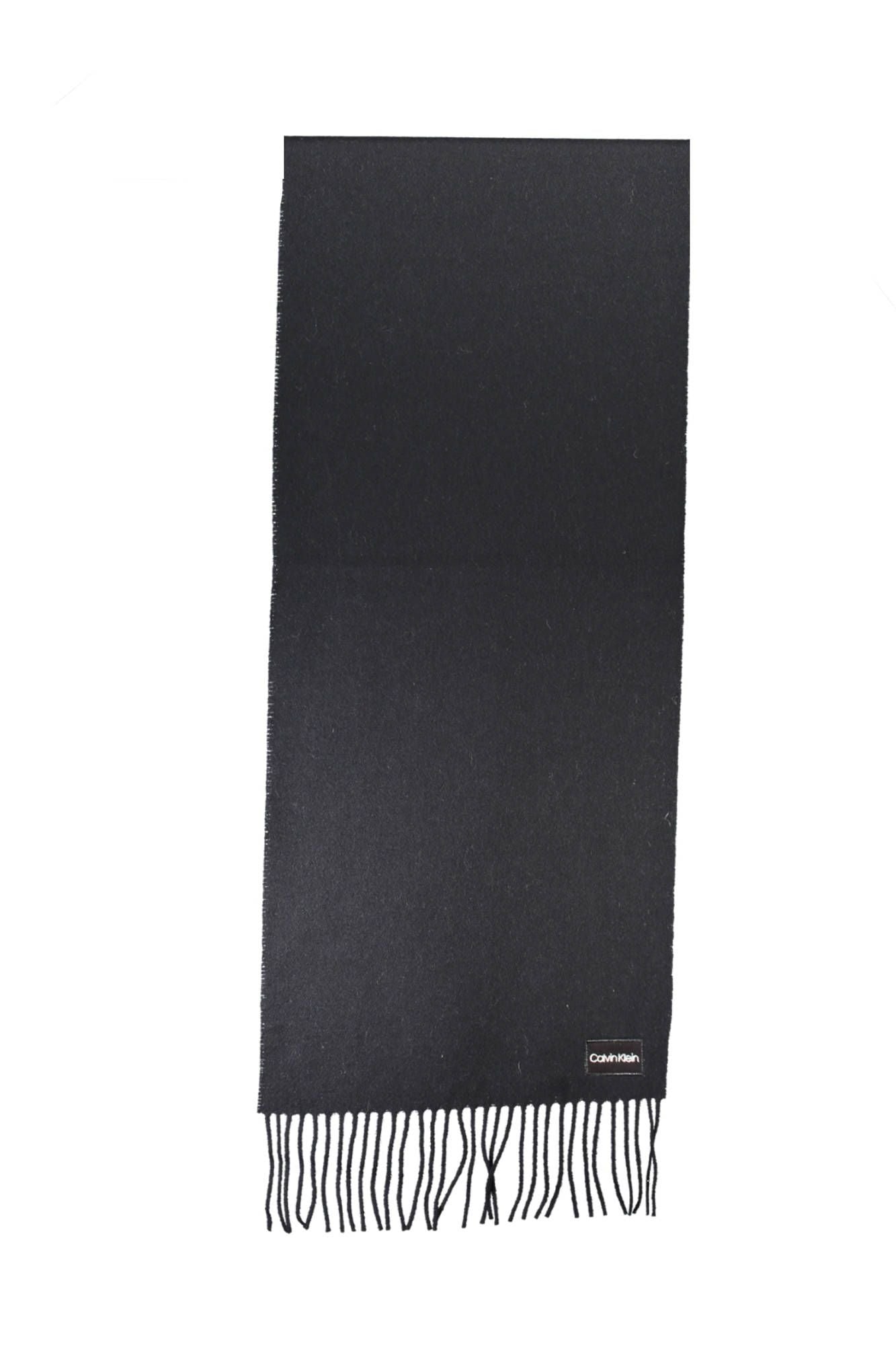 Black Wool Men Scarf