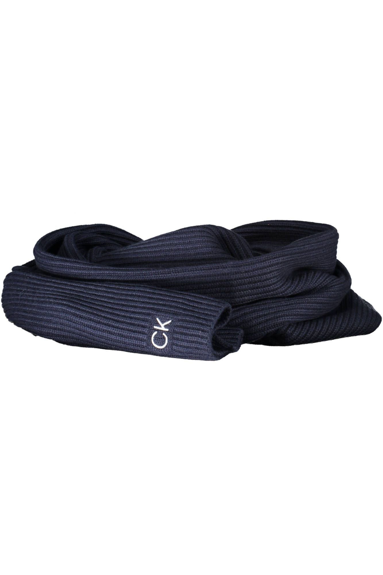 Blue Cotton Men Scarf