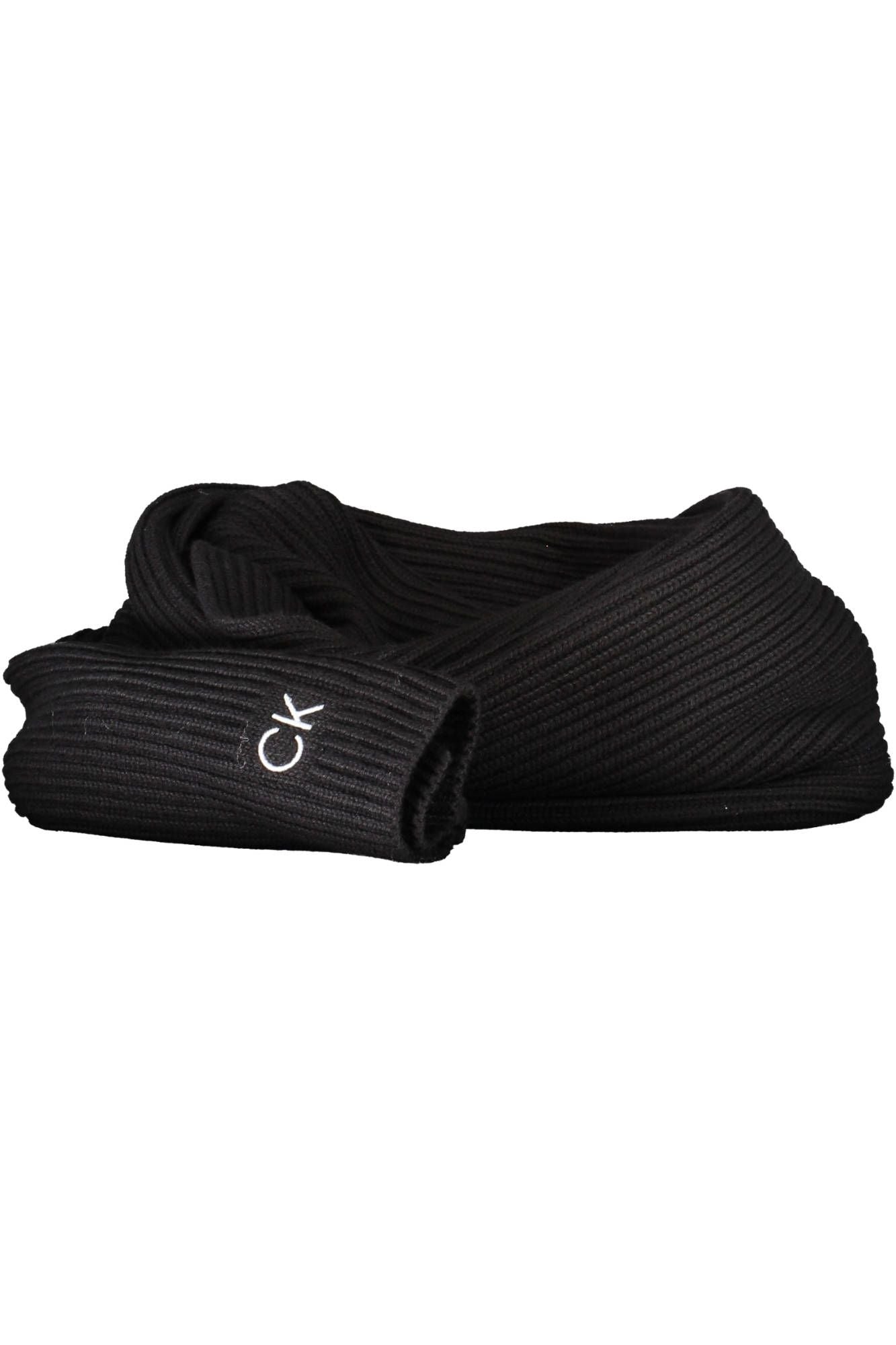 Black Cotton Men Scarf