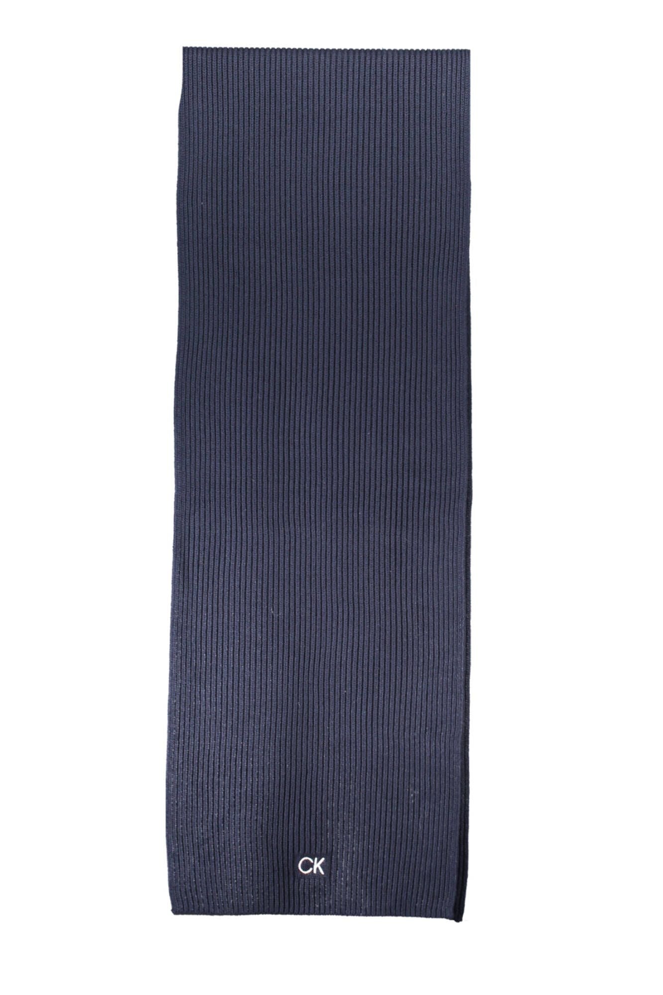 Blue Cotton Men Scarf