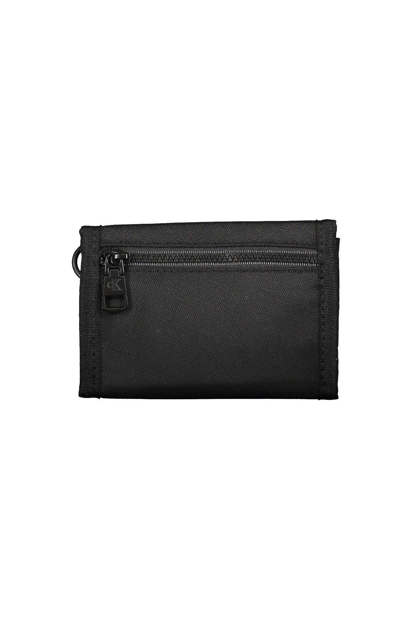 Black Polyester Men Wallet