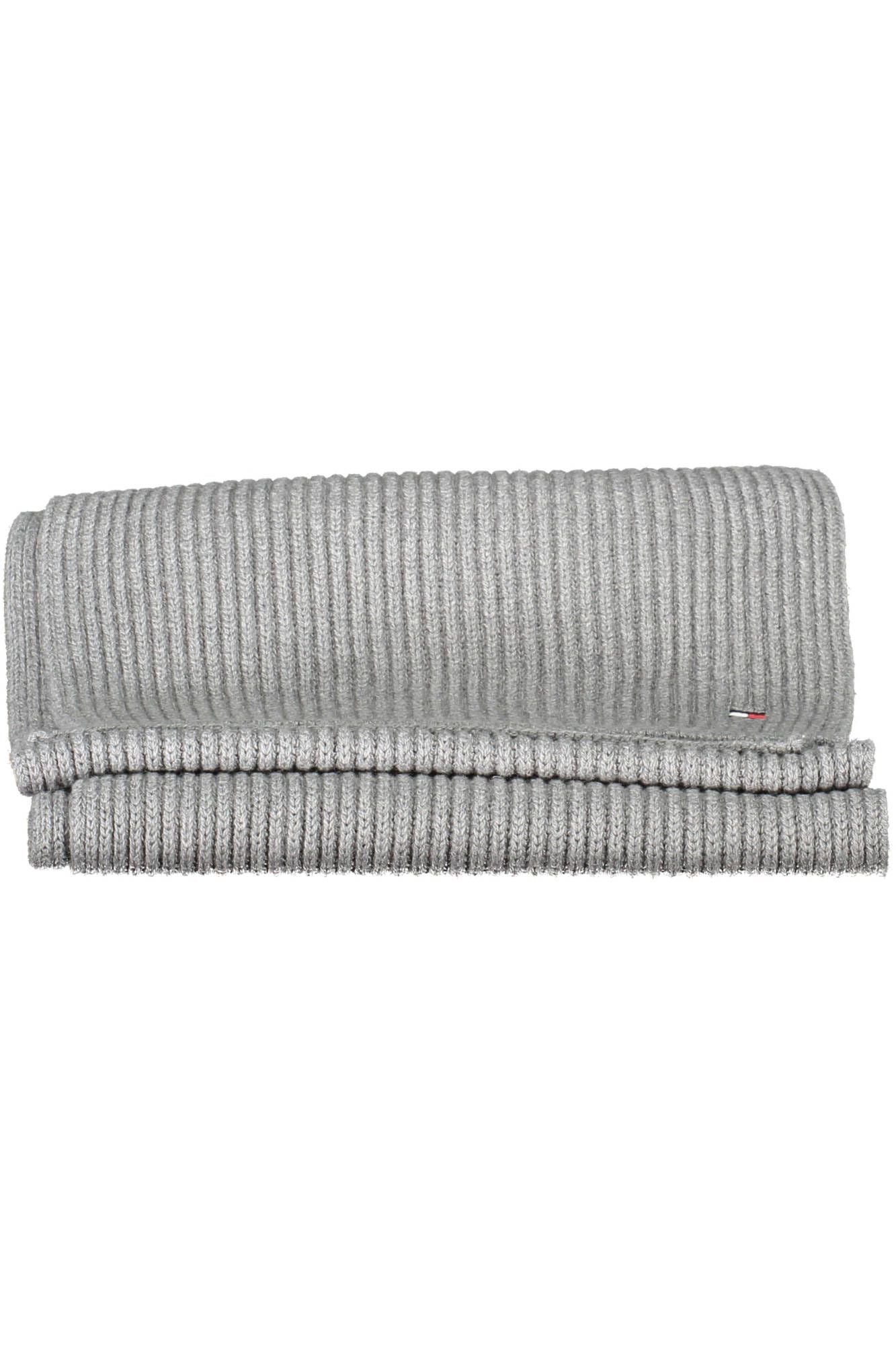 Gray Cotton Men Scarf