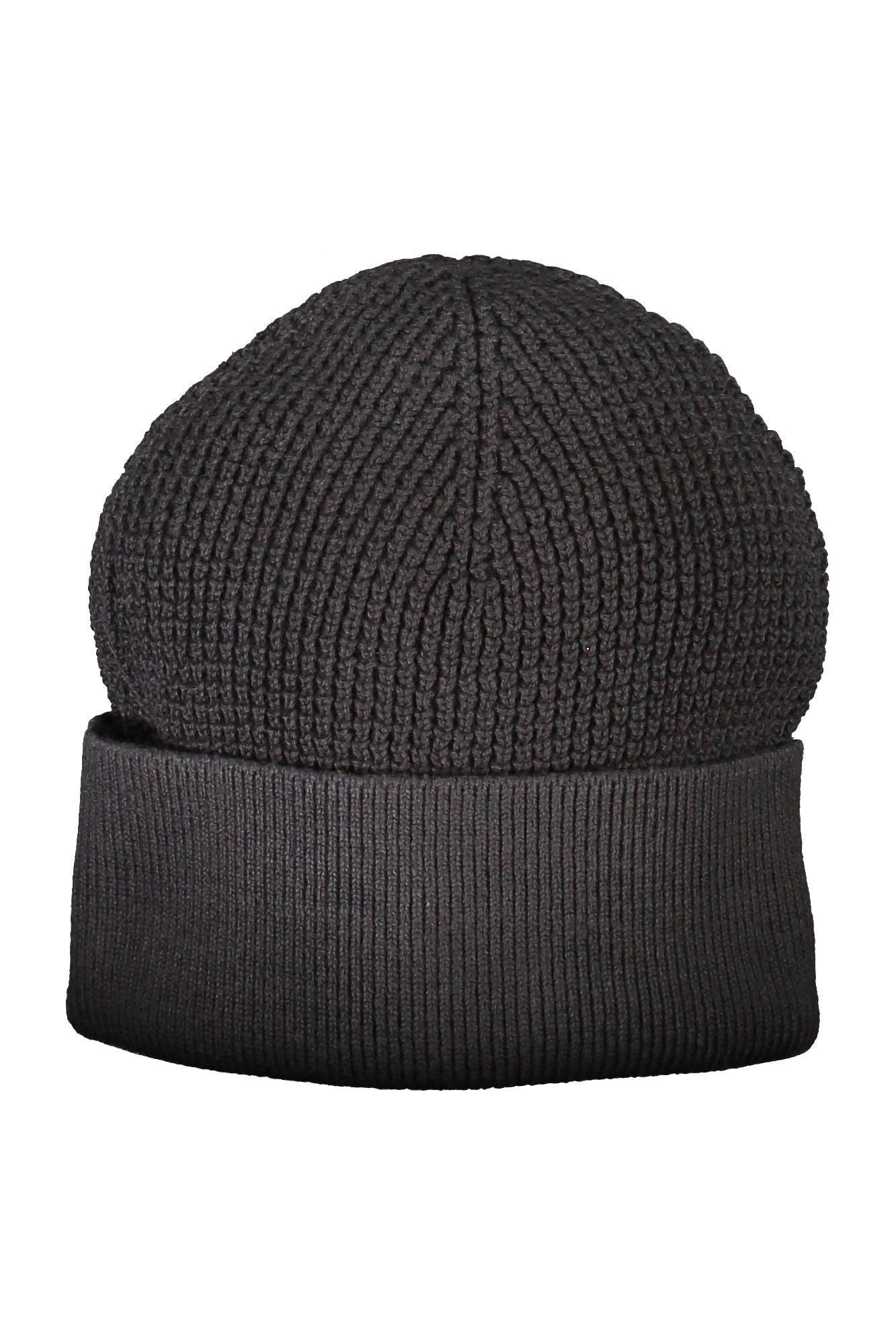 Black Cotton Men Cap