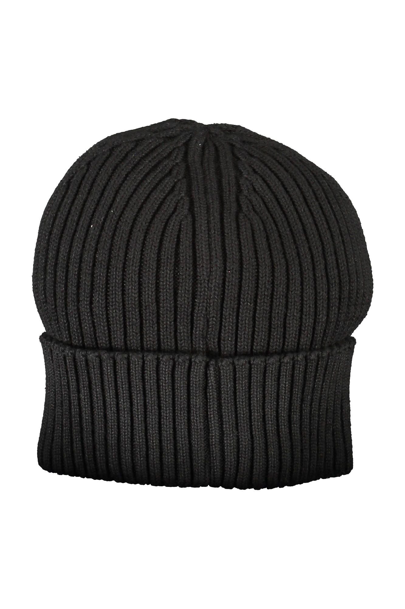 Black Cotton Men Cap