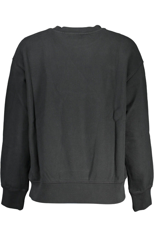Black Cotton Women Sweater