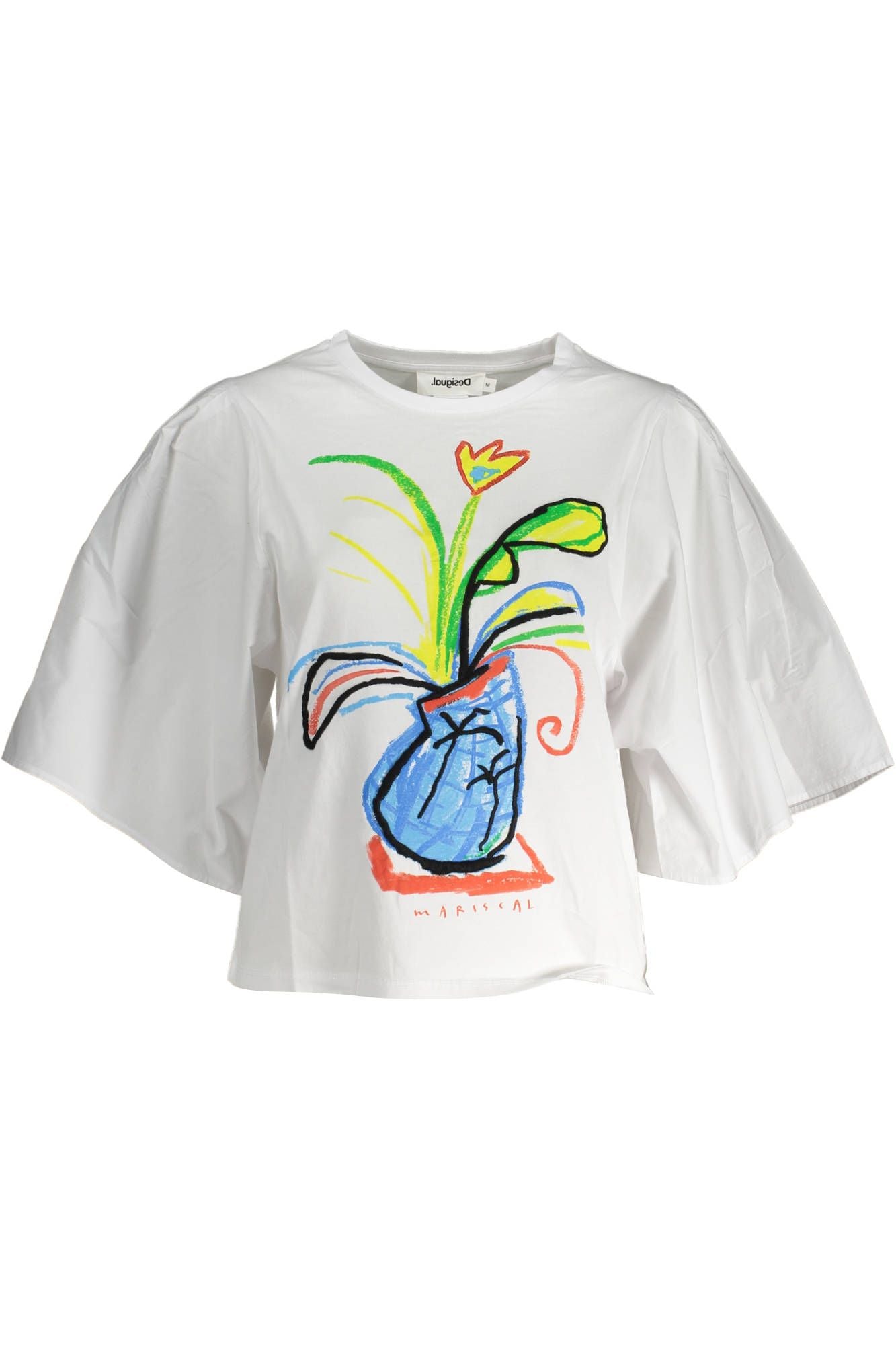White Cotton Women Top