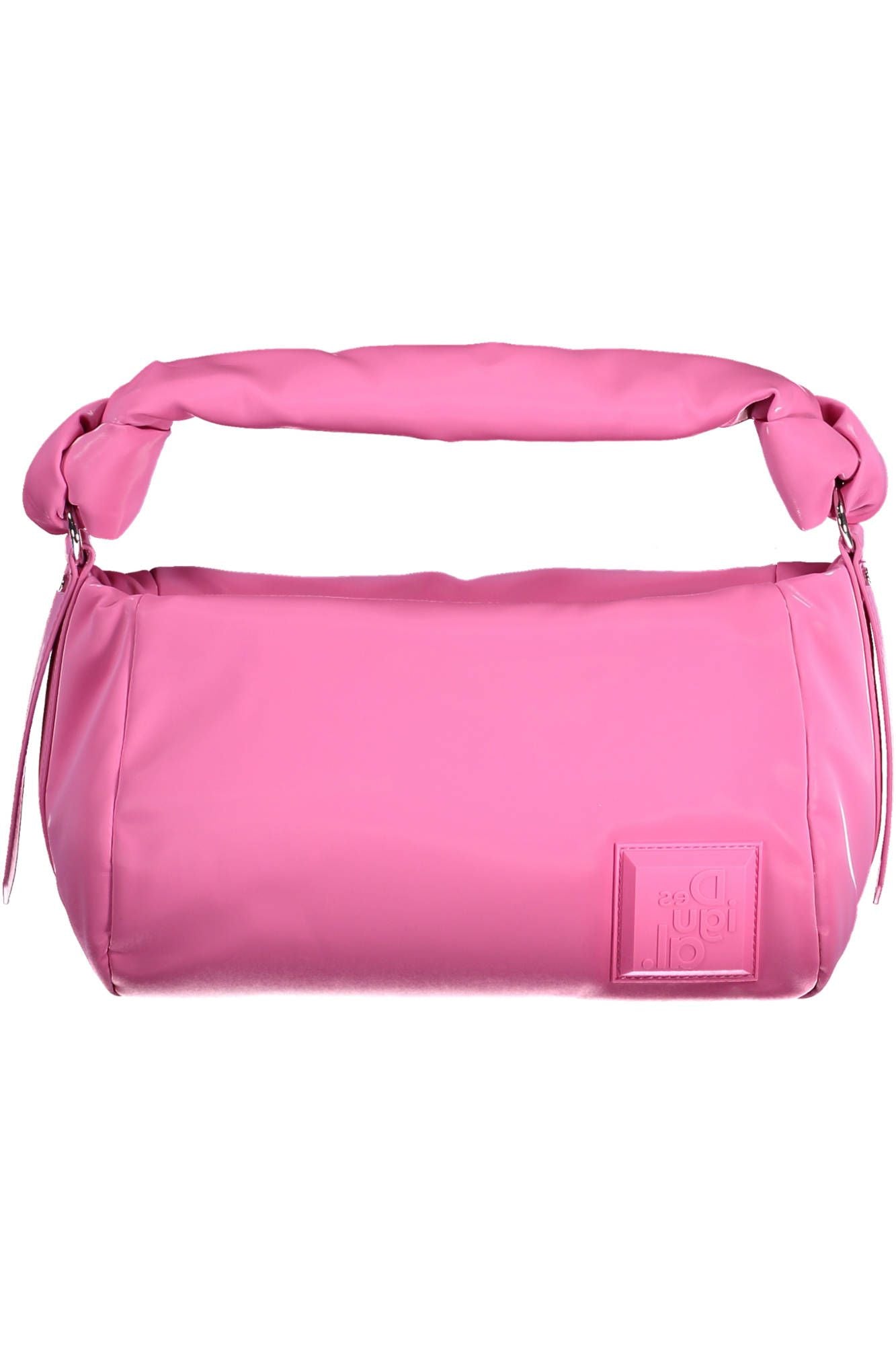 Pink Polyester Women Handbag
