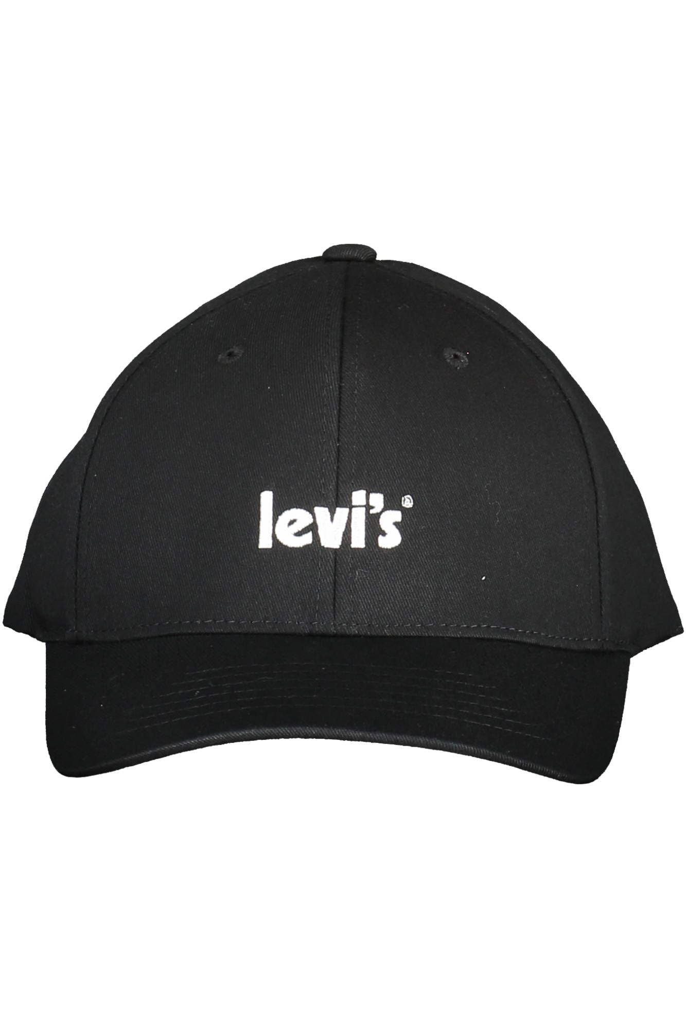 Black Cotton Men Hat