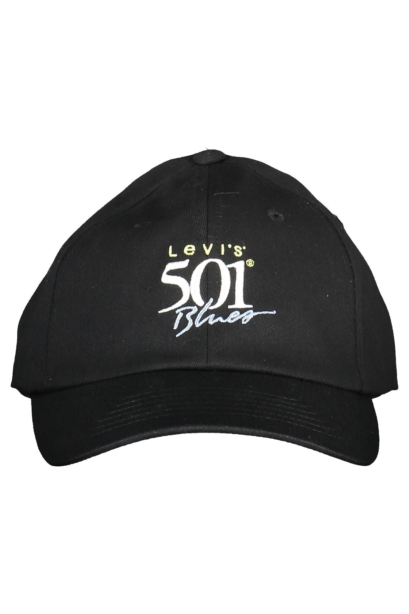 Black Cotton Men Hat