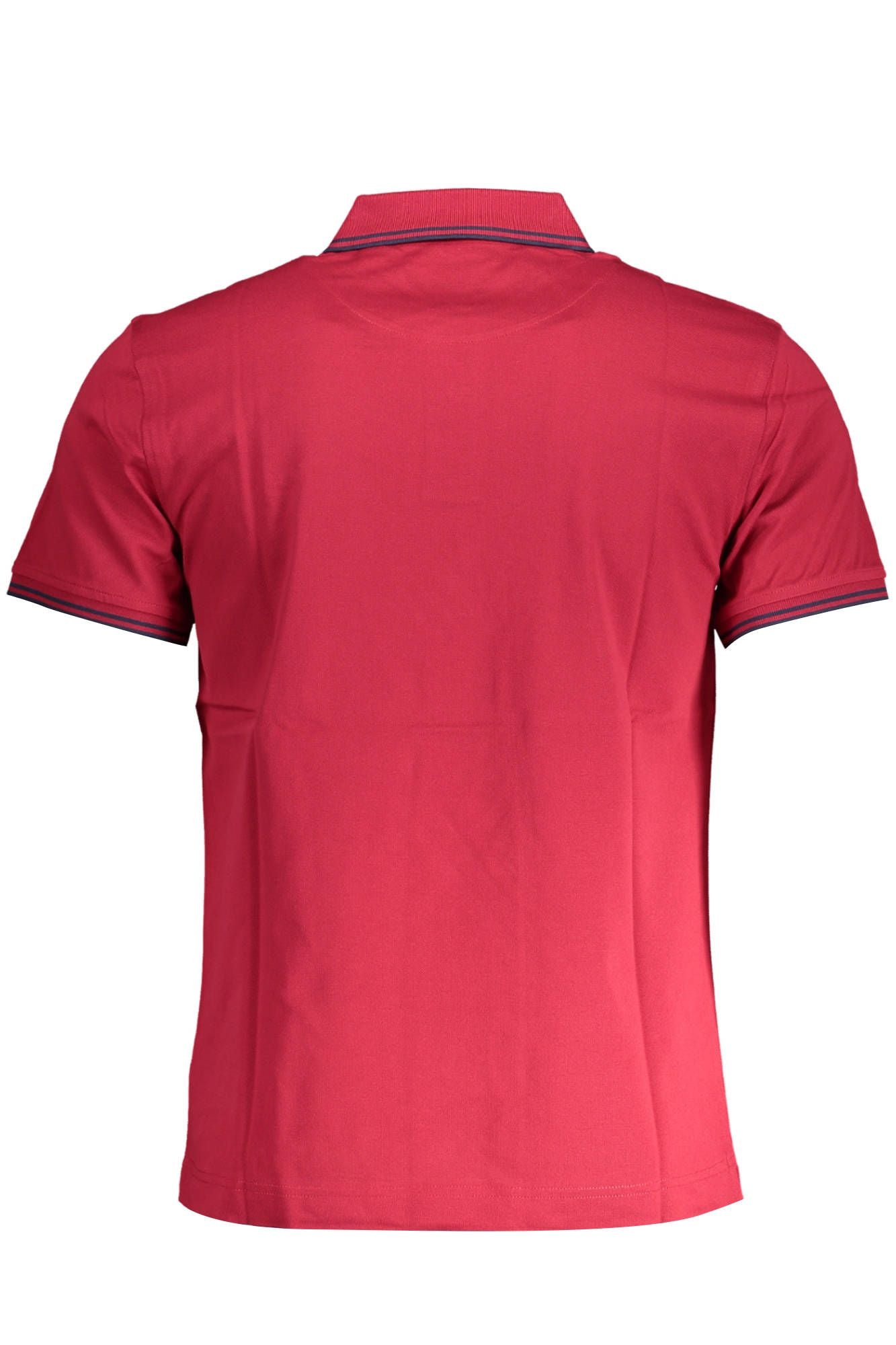 Red Cotton Men Polo