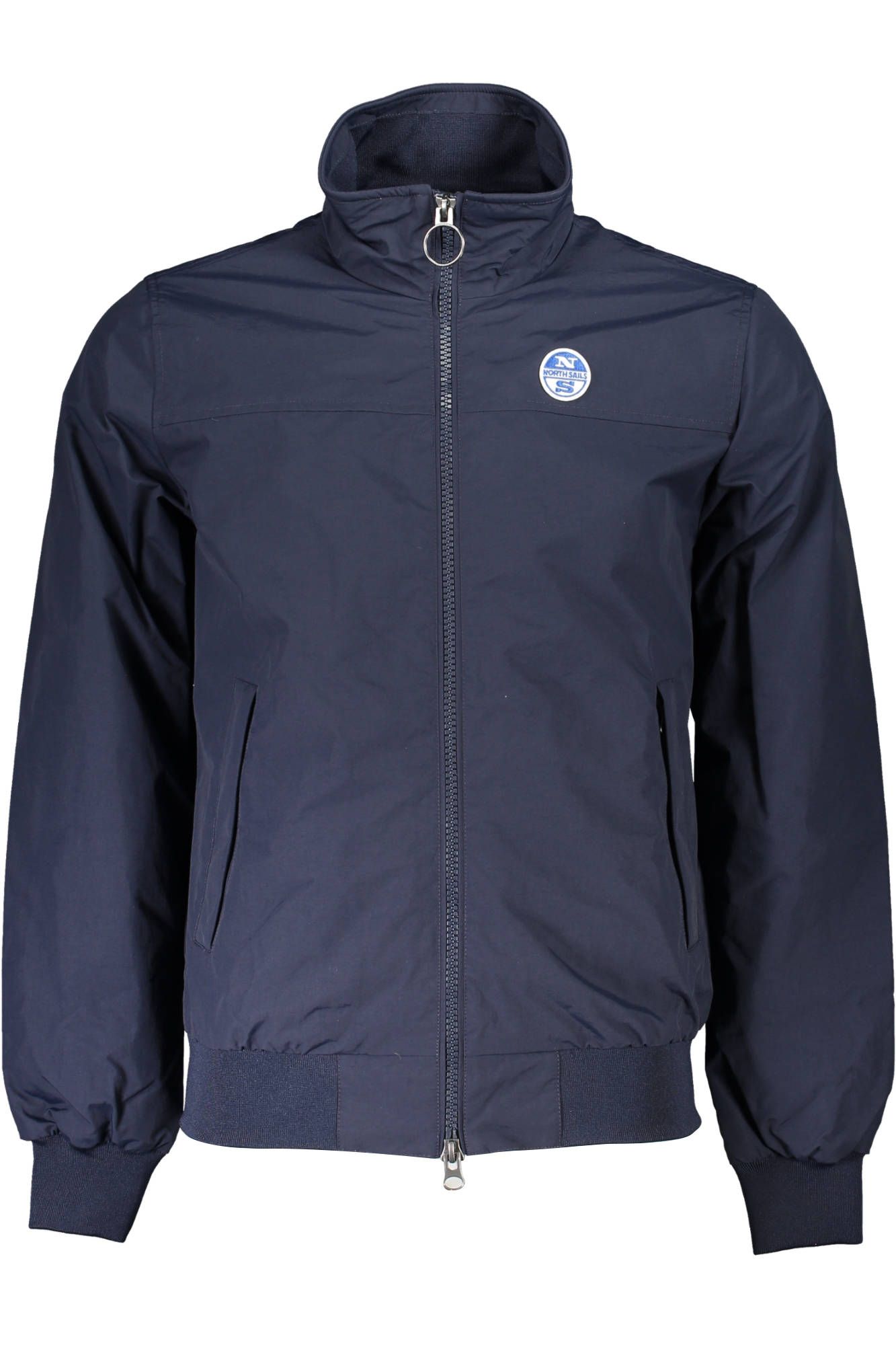 Blue Polyamide Men Jacket