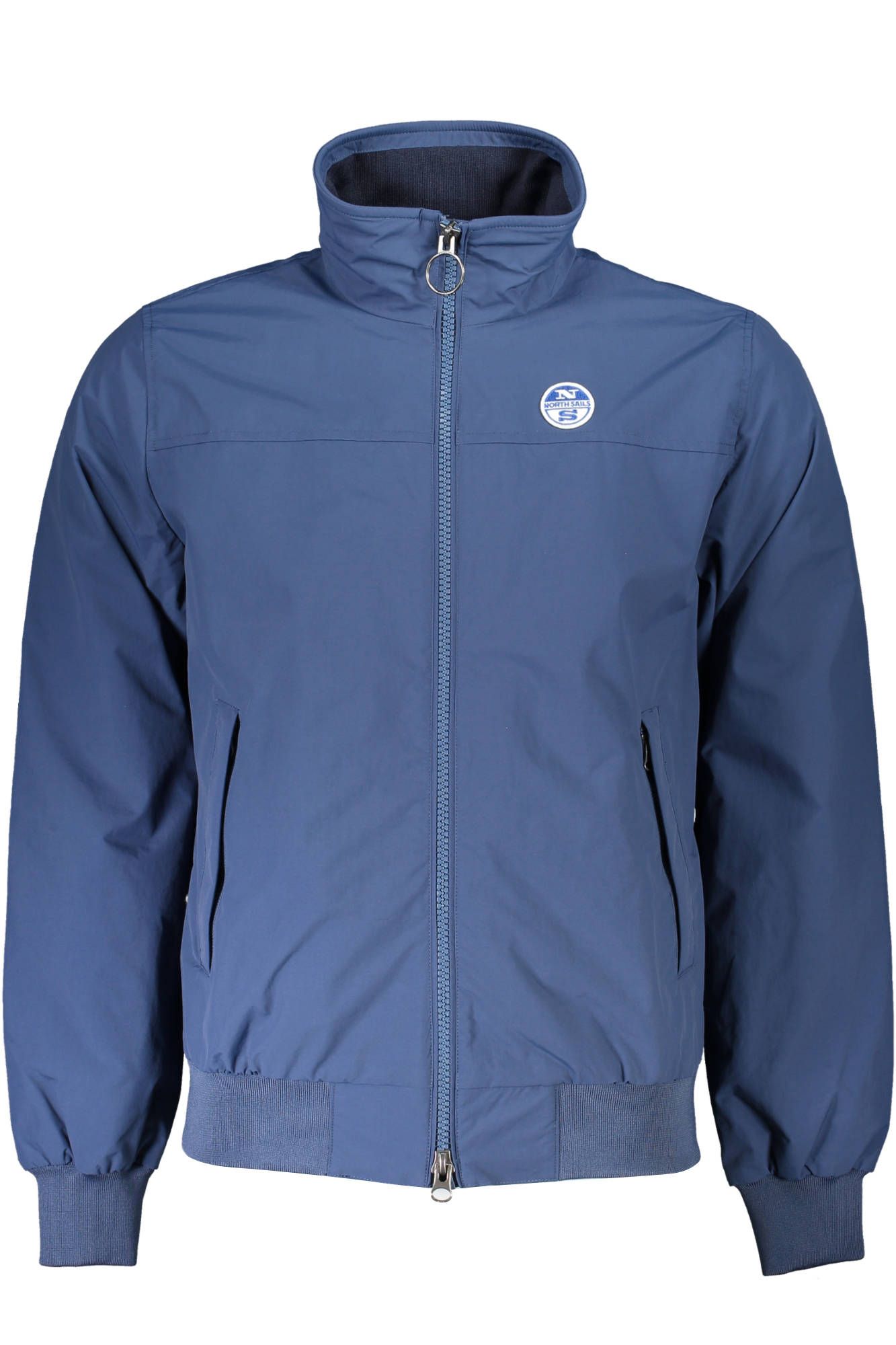 Blue Polyamide Men Jacket