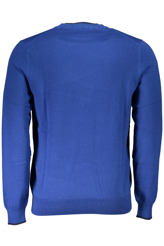 Blue Organic Cotton Men Sweater
