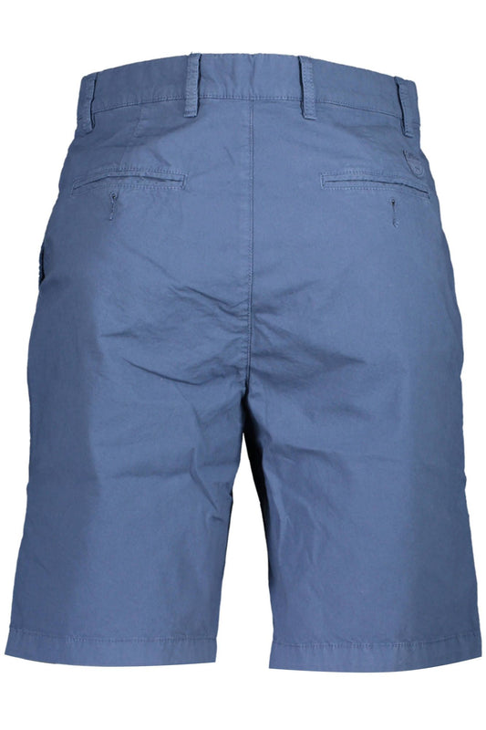 Blue Cotton Men Bermuda Short