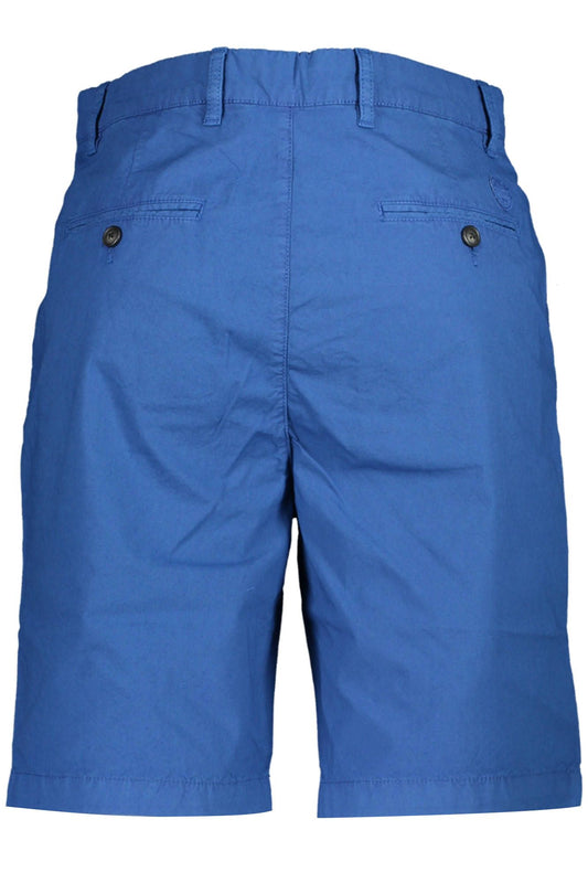 Blue Cotton Men Bermuda Short