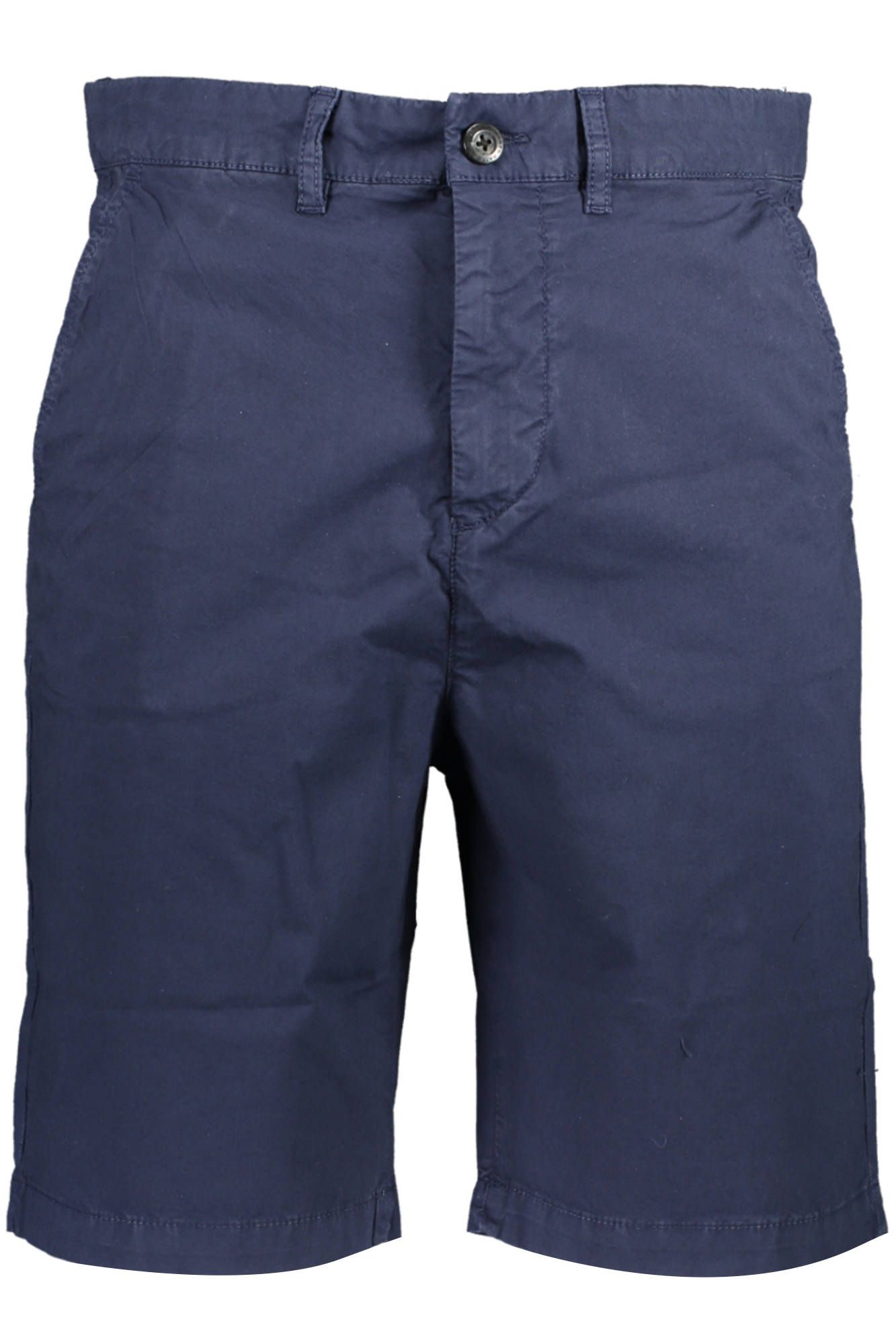 Blue Cotton Men Bermuda Short