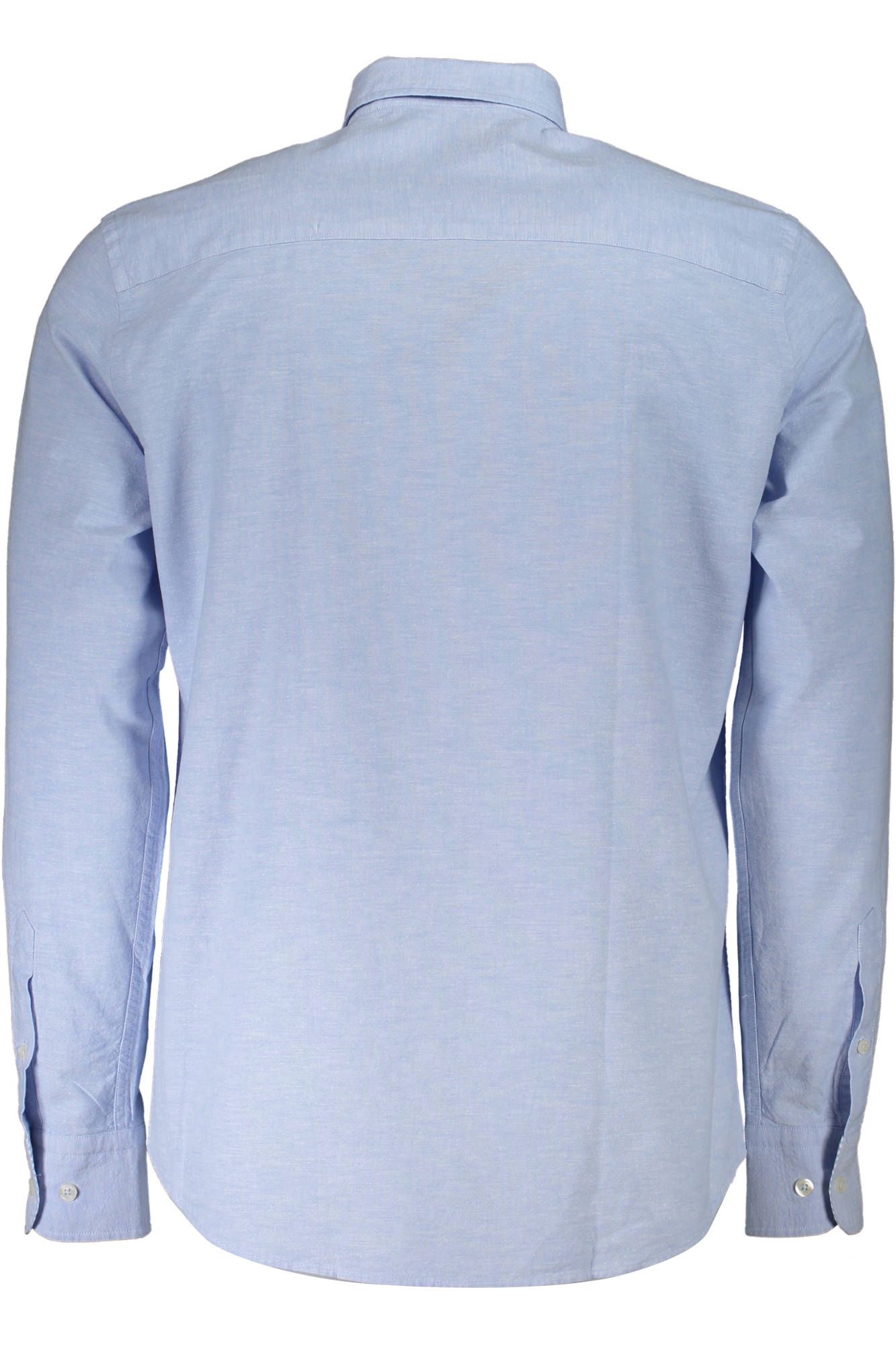Light Blue Cotton Men Shirt