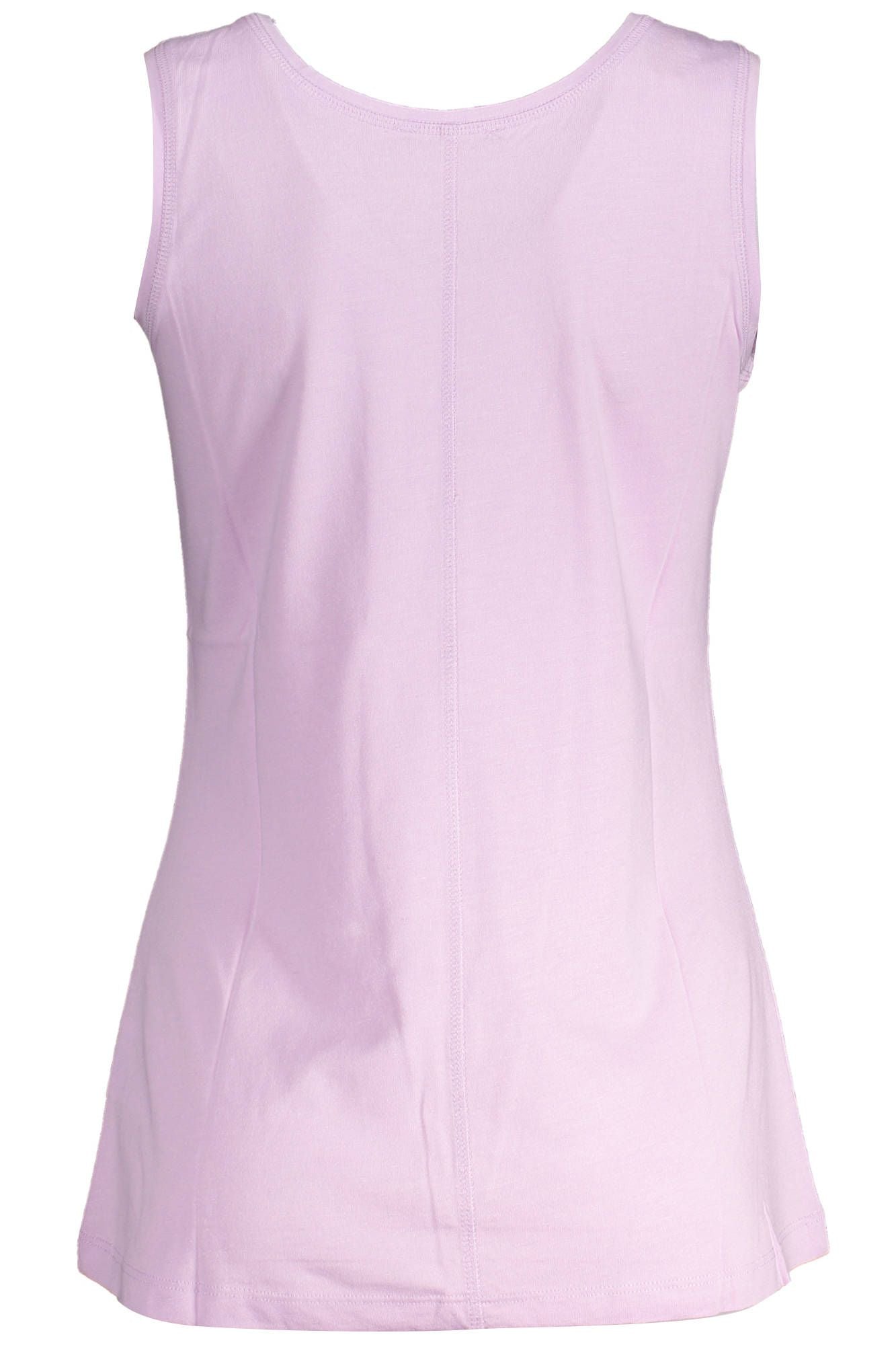 Pink Cotton Women Tank Top