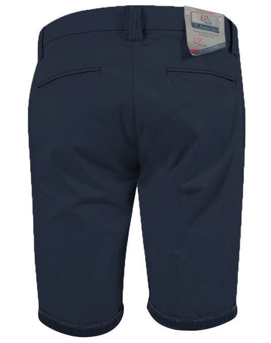 Blue Cotton Men Bermuda