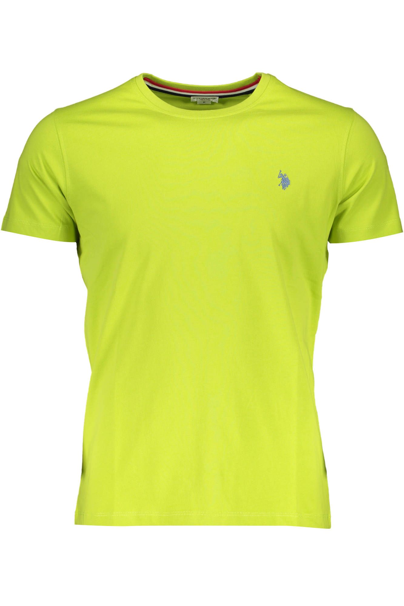 Green Cotton Men T-Shirt