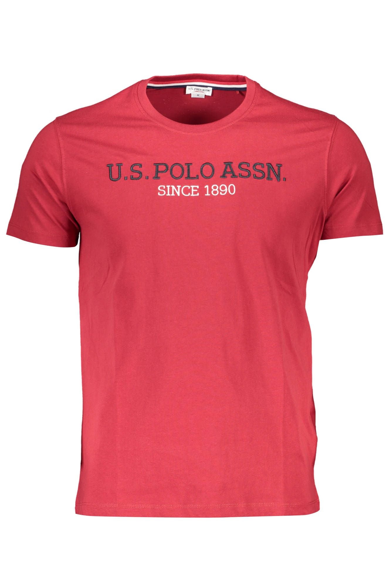 Red Cotton Men T-Shirt