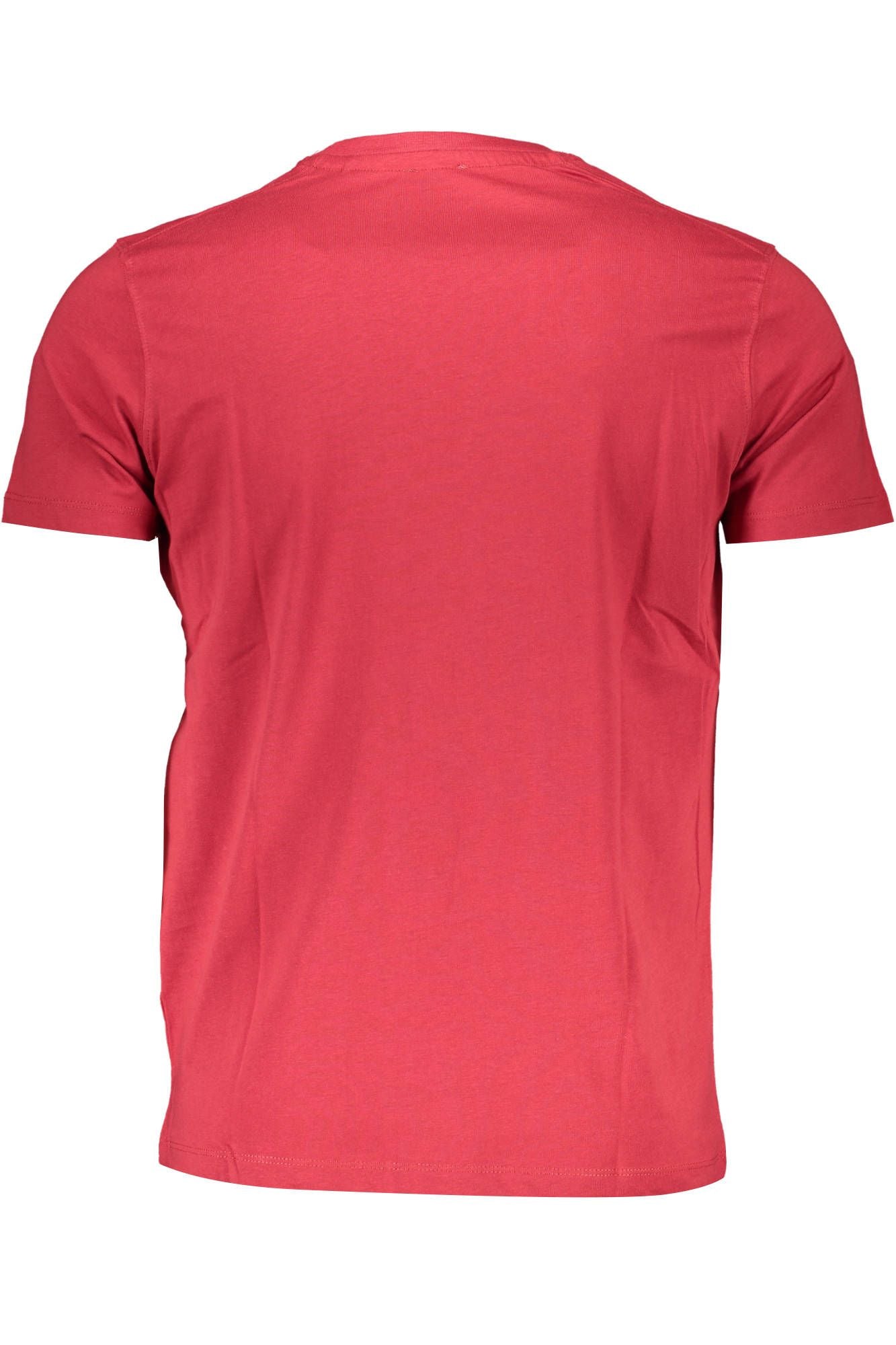 Red Cotton Men T-Shirt