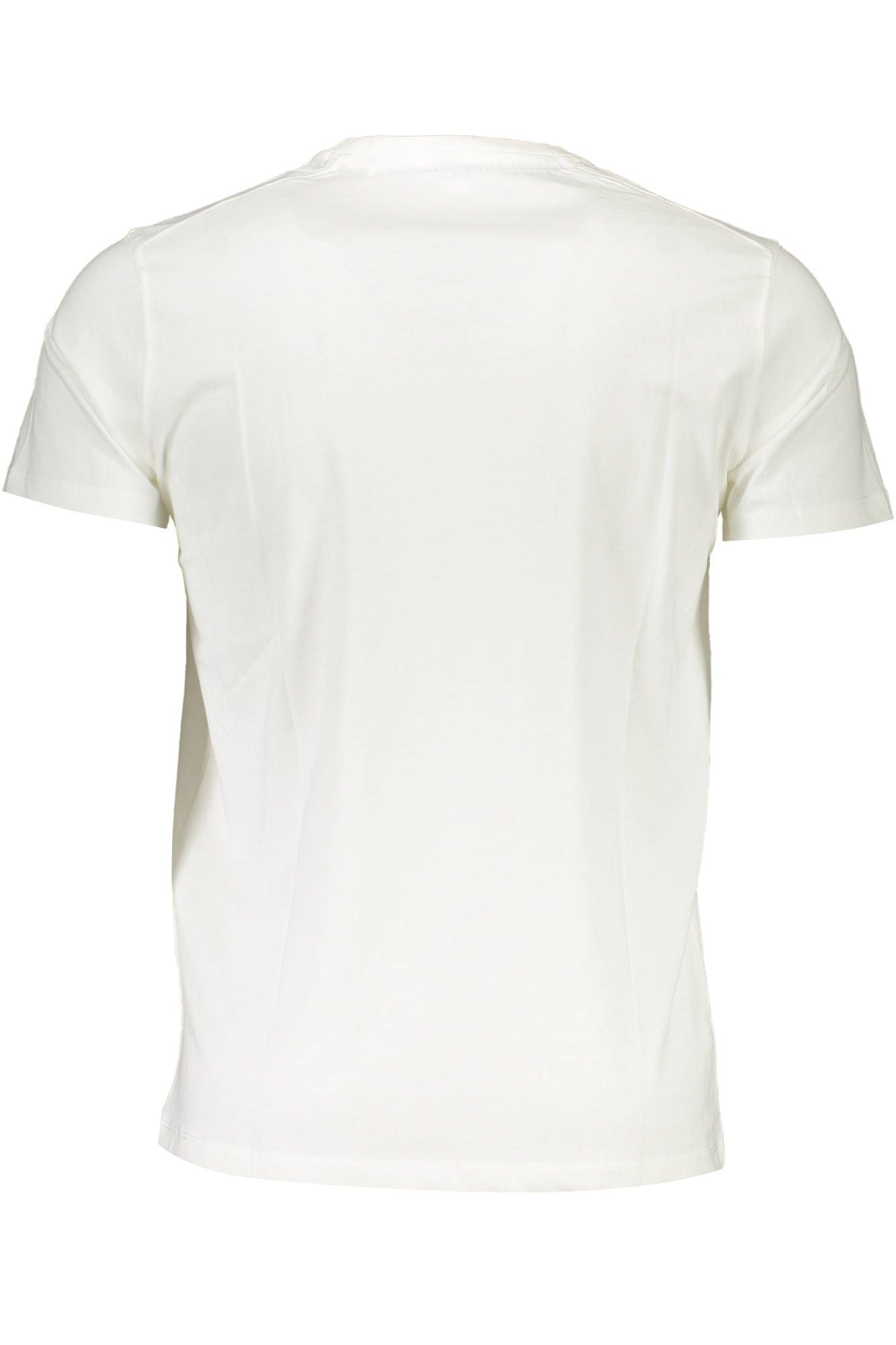 White Cotton Men T-Shirt