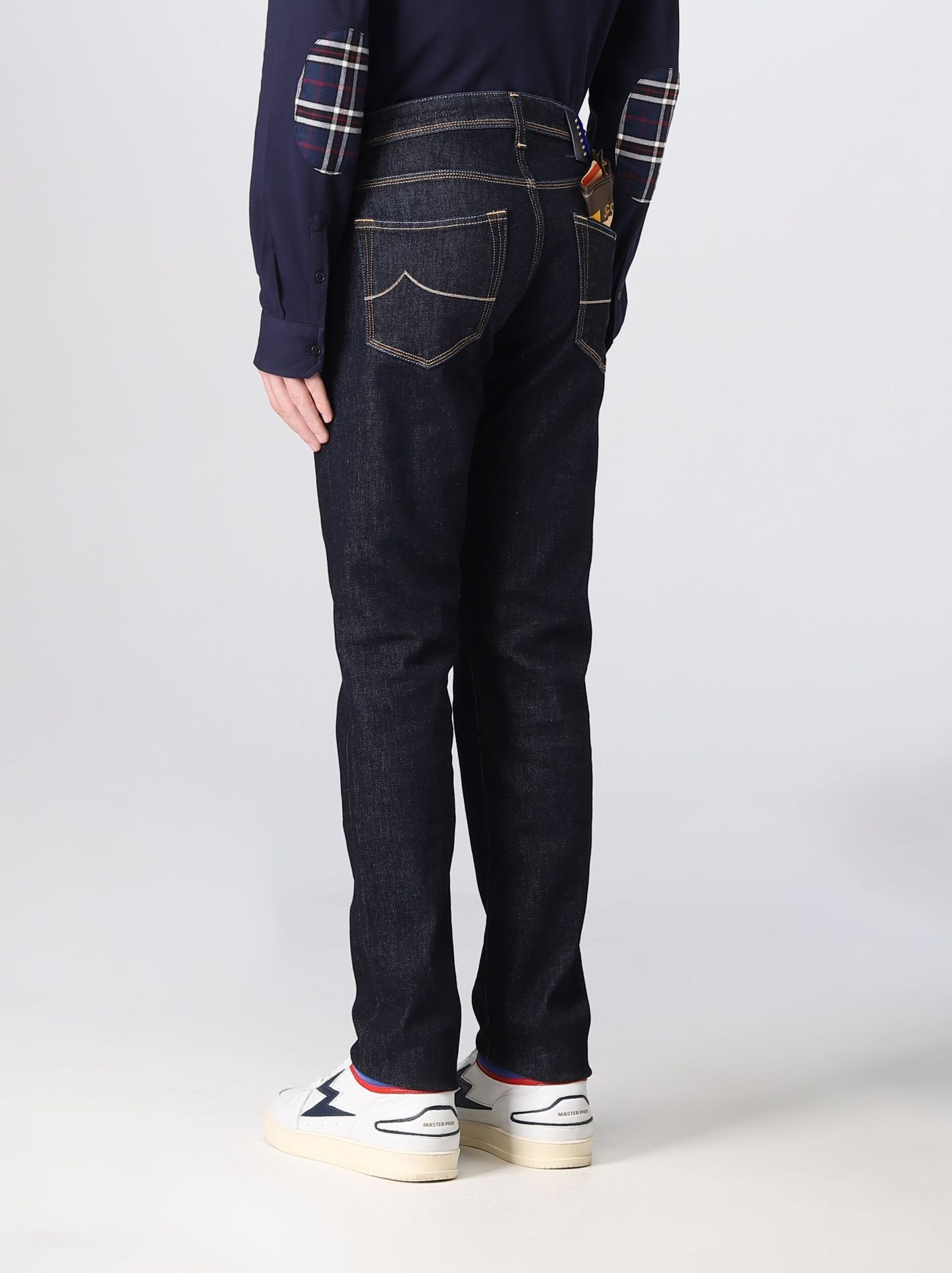 Blue Cotton Men Jean