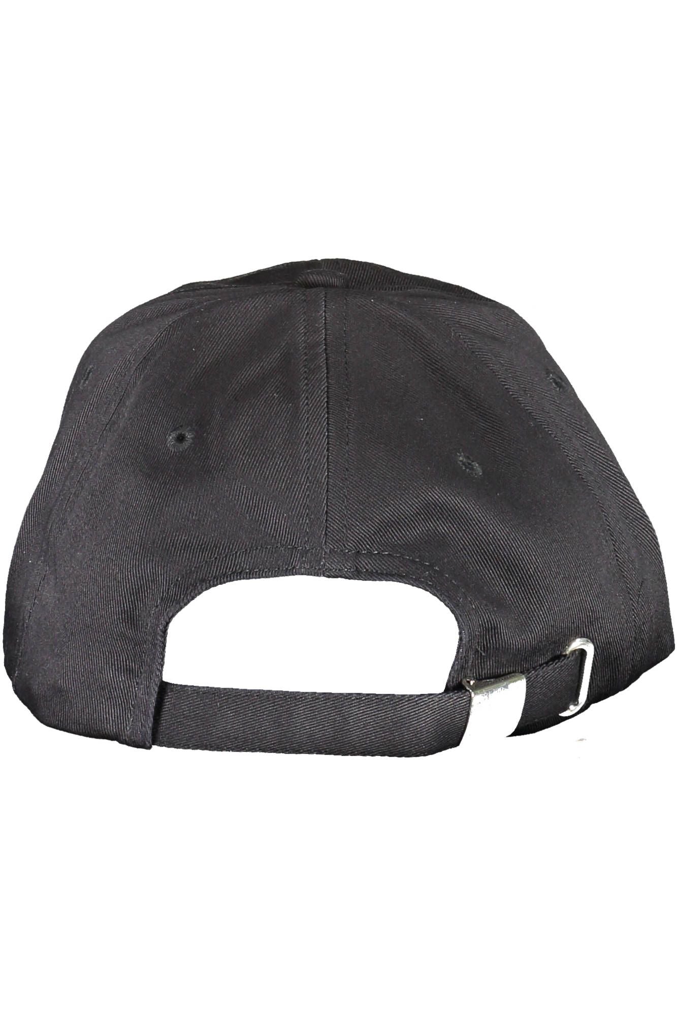 Black Cotton Men Cap