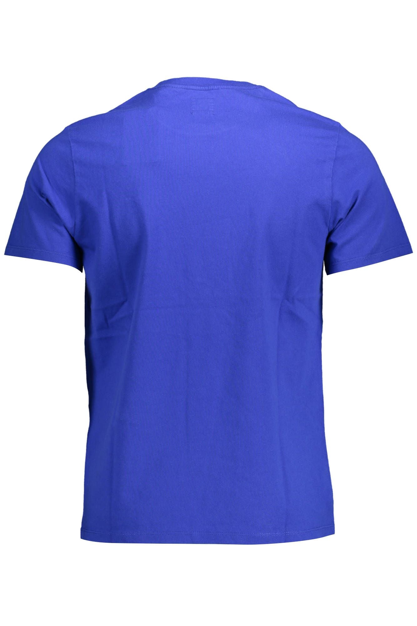 Blue Cotton Men TShirt