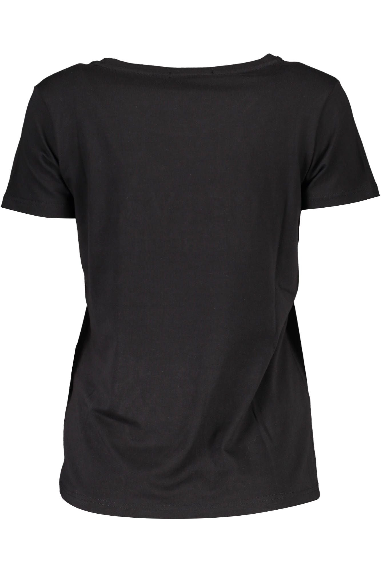 Black Cotton Women TShirt