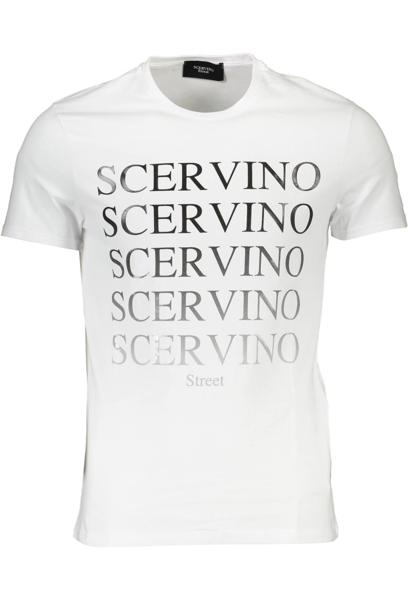 White Cotton Men T-Shirt