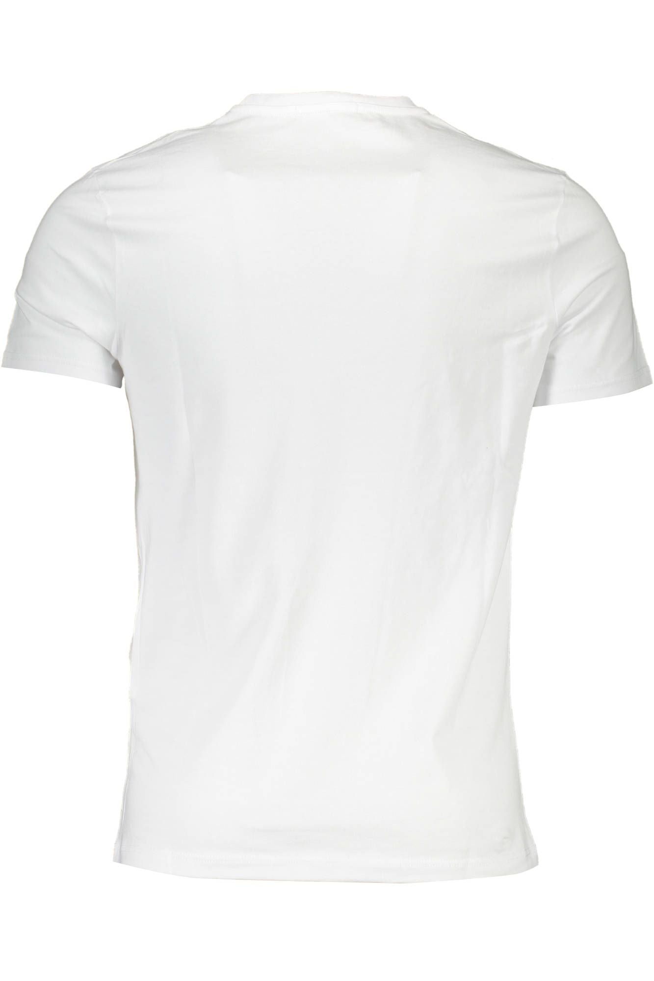White Cotton Men T-Shirt