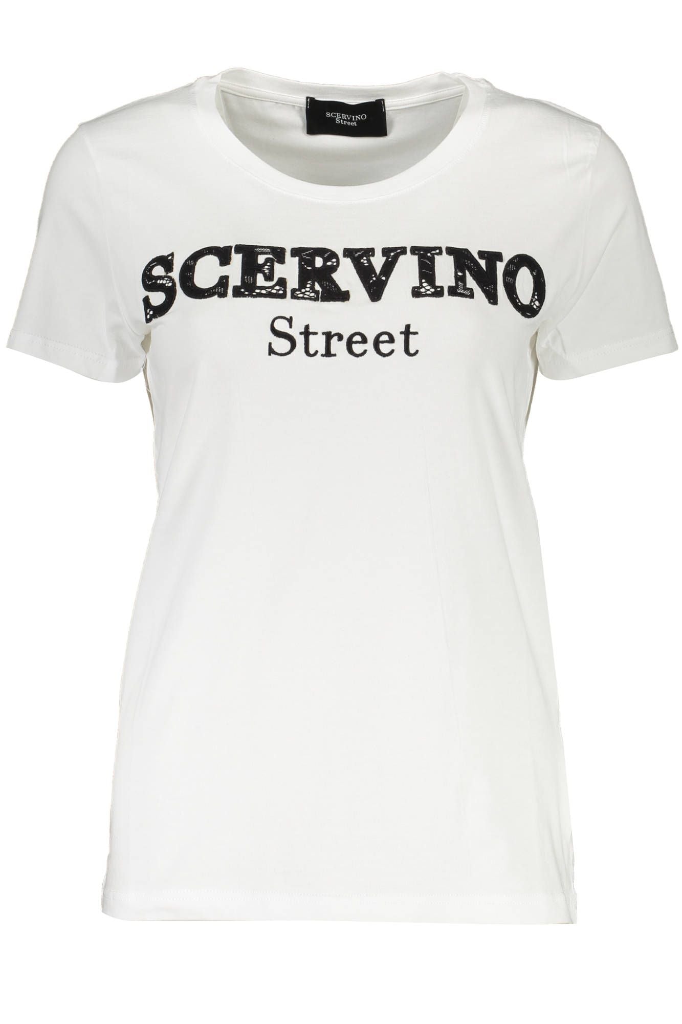 White Cotton Women T-Shirt