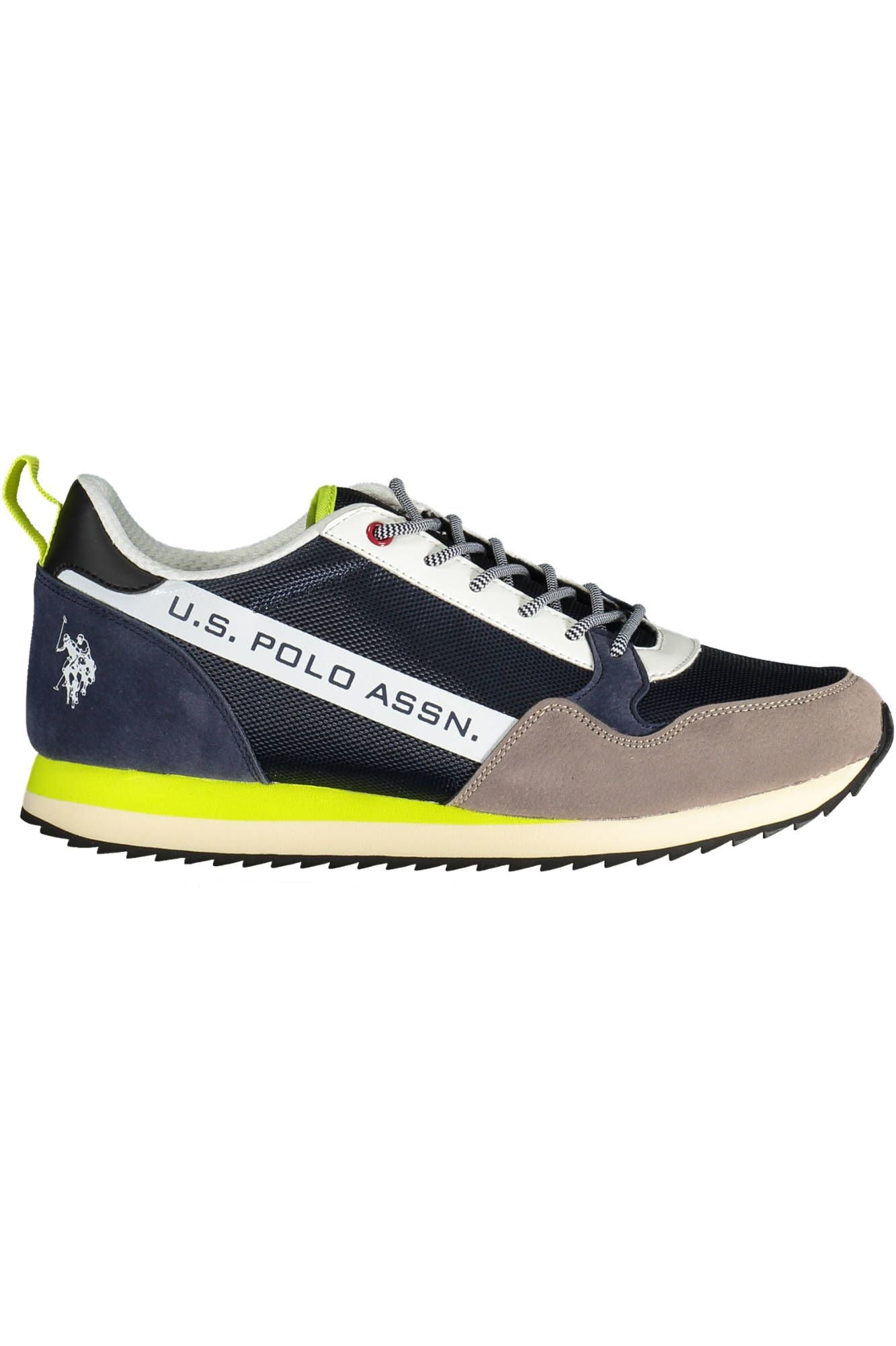 Blue Polyester Men Sneaker