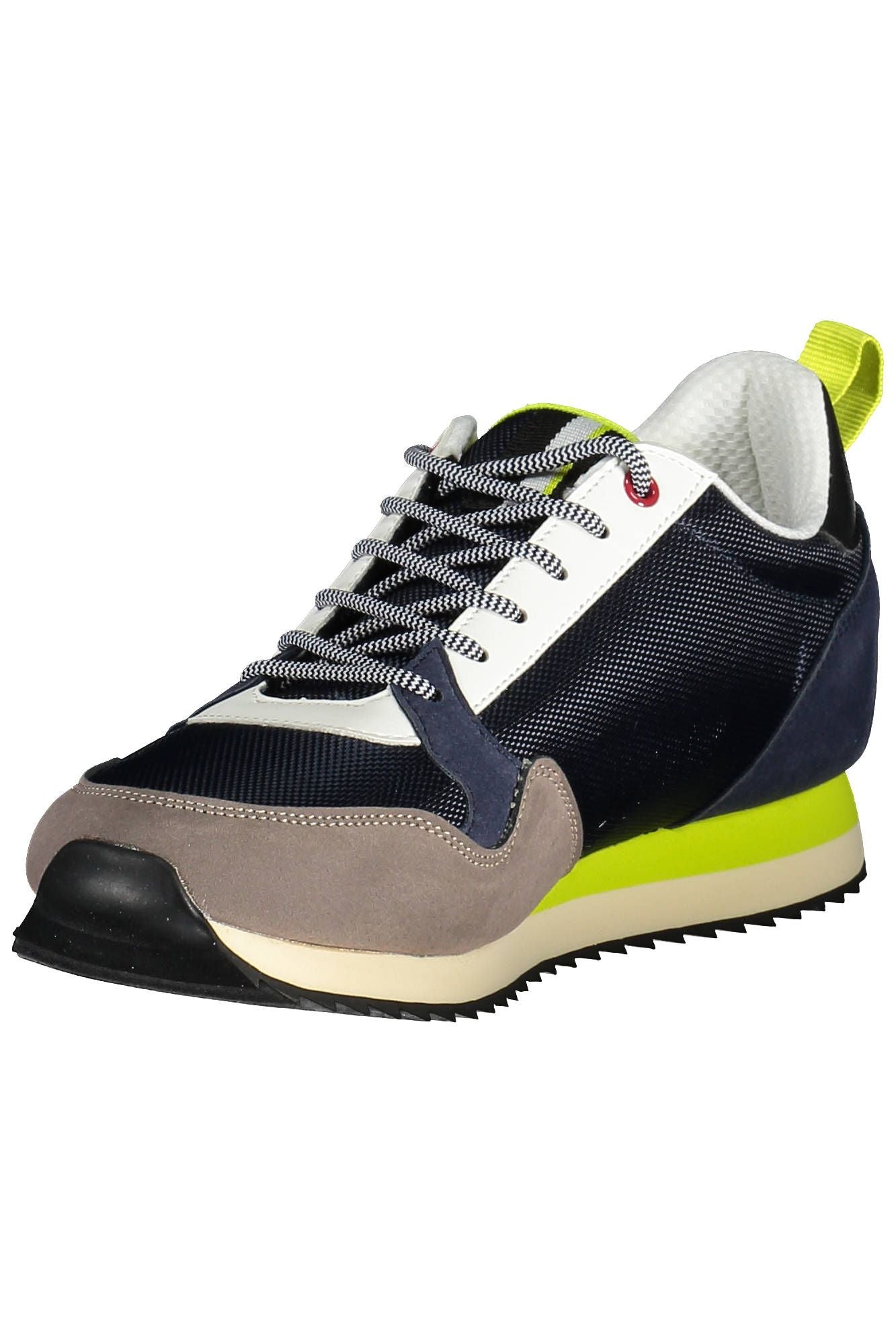 Blue Polyester Men Sneaker