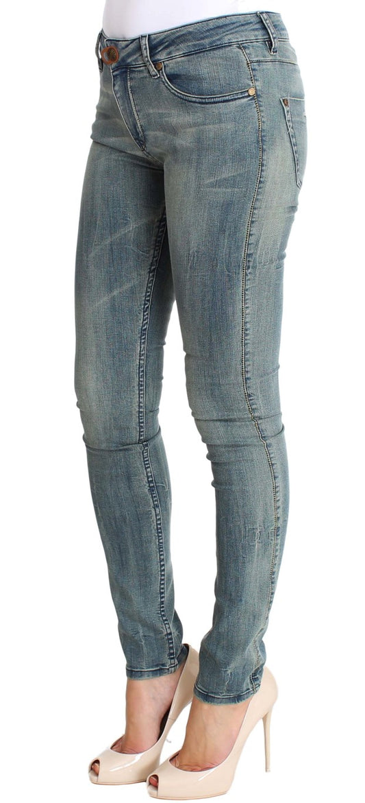Chic Slim Skinny Blue Wash Denim