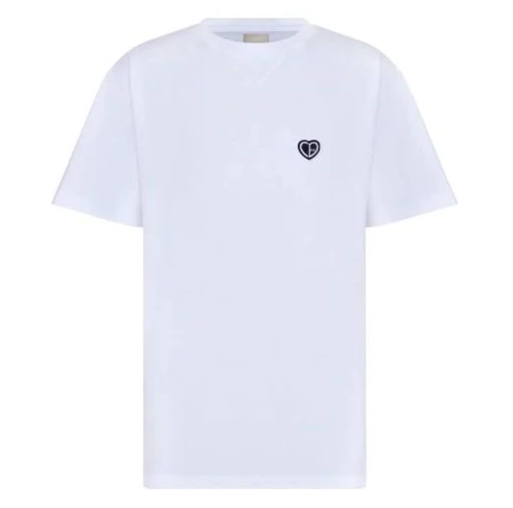 White Cotton Men T-Shirt