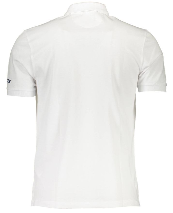 White Cotton Men Polo