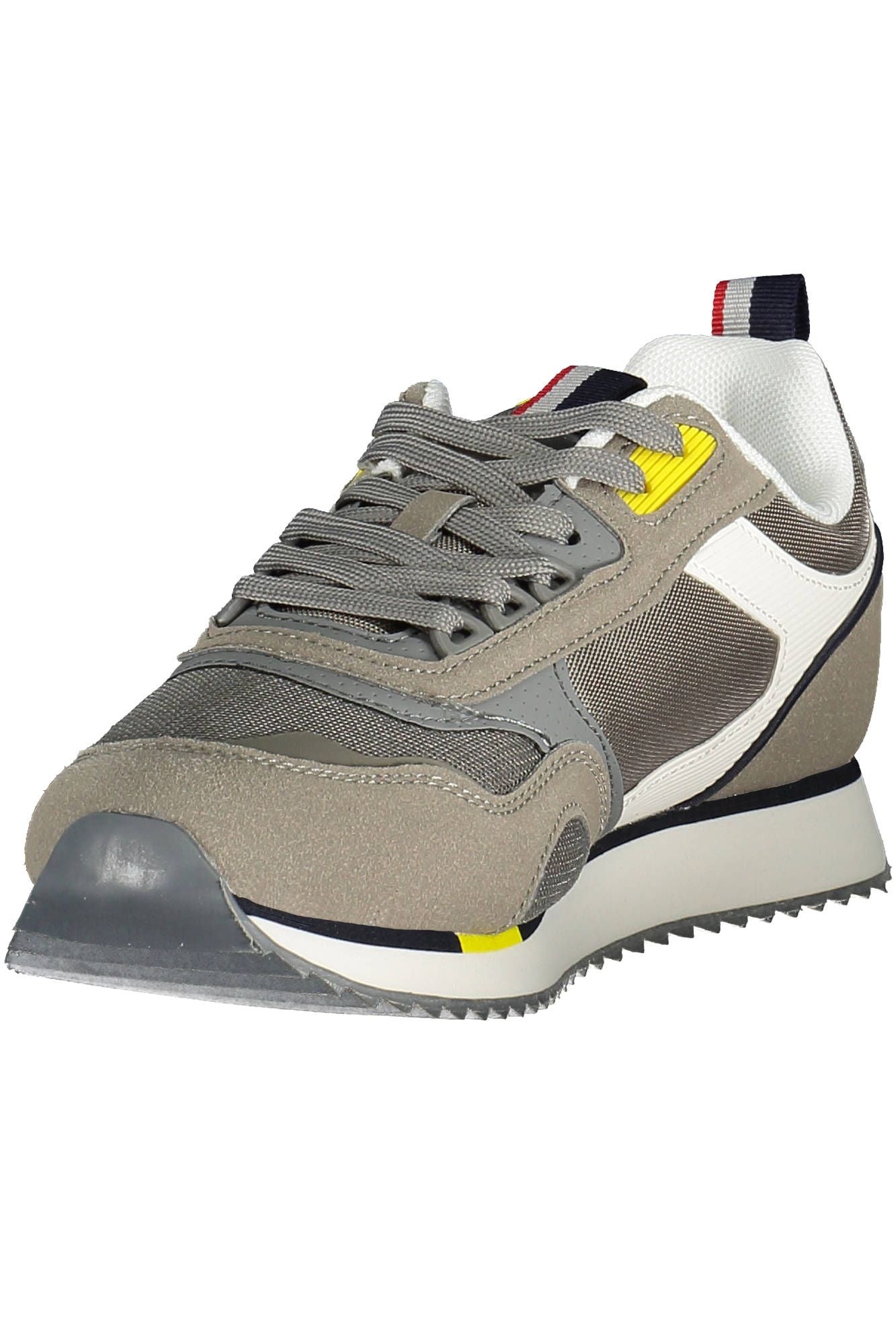 Gray Polyester Men Sneaker