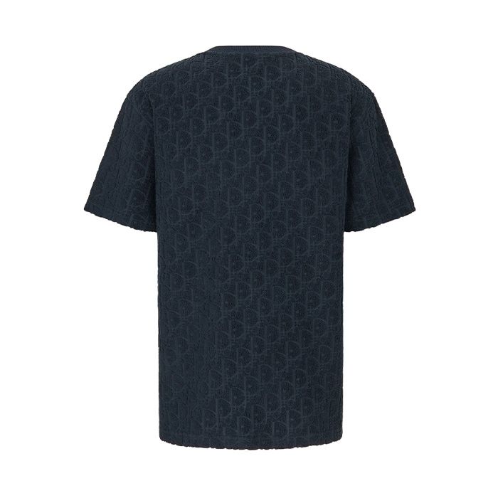 Navy Blue Cotton Men T-Shirt