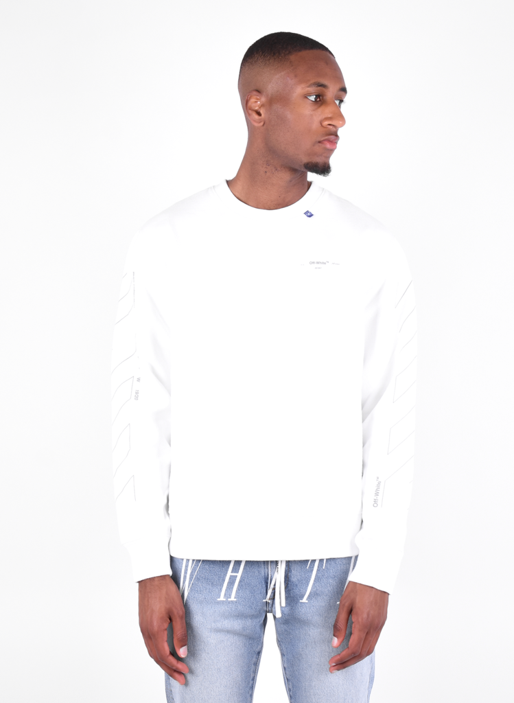 White Cotton Men Sweater