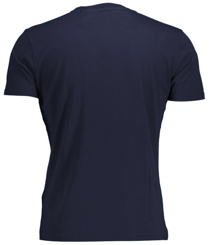 Blue Cotton Men T-Shirt