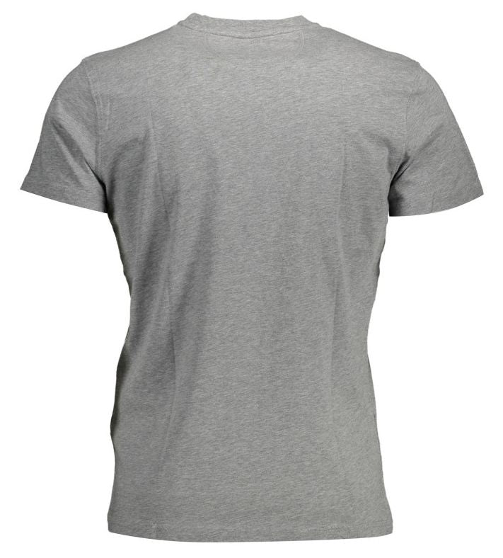 Gray Cotton Men's T-Shirt