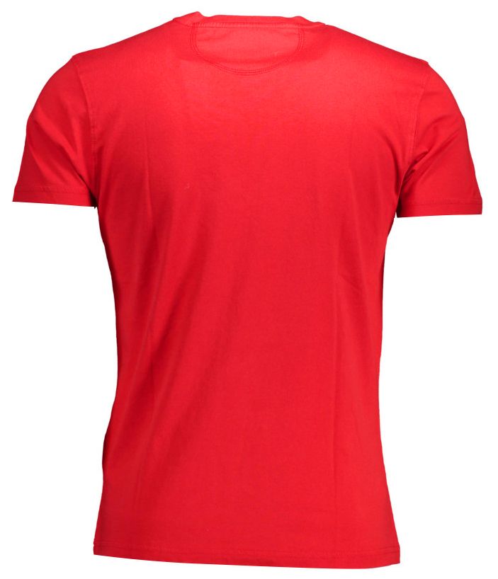 Red Cotton Men T-Shirt