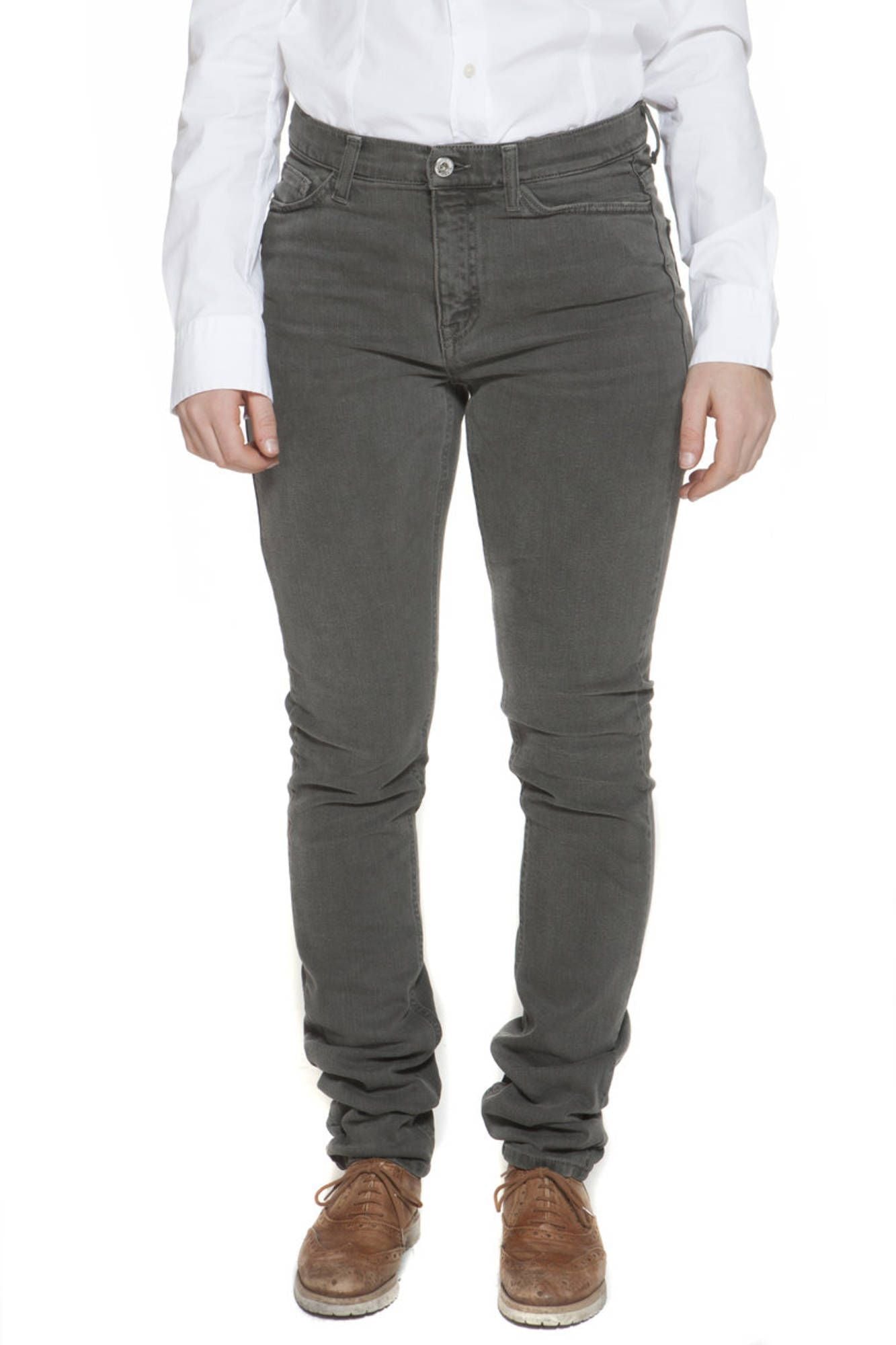 Green Cotton Women Pants