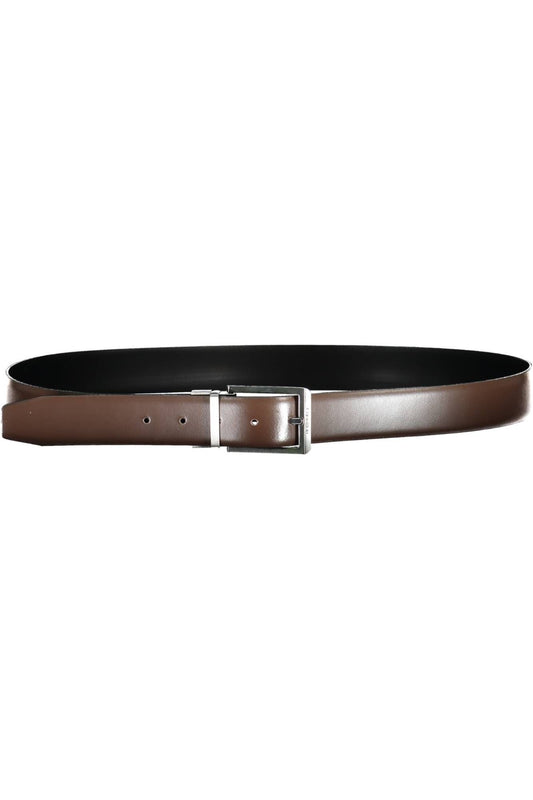 Brown Leather Men Belt