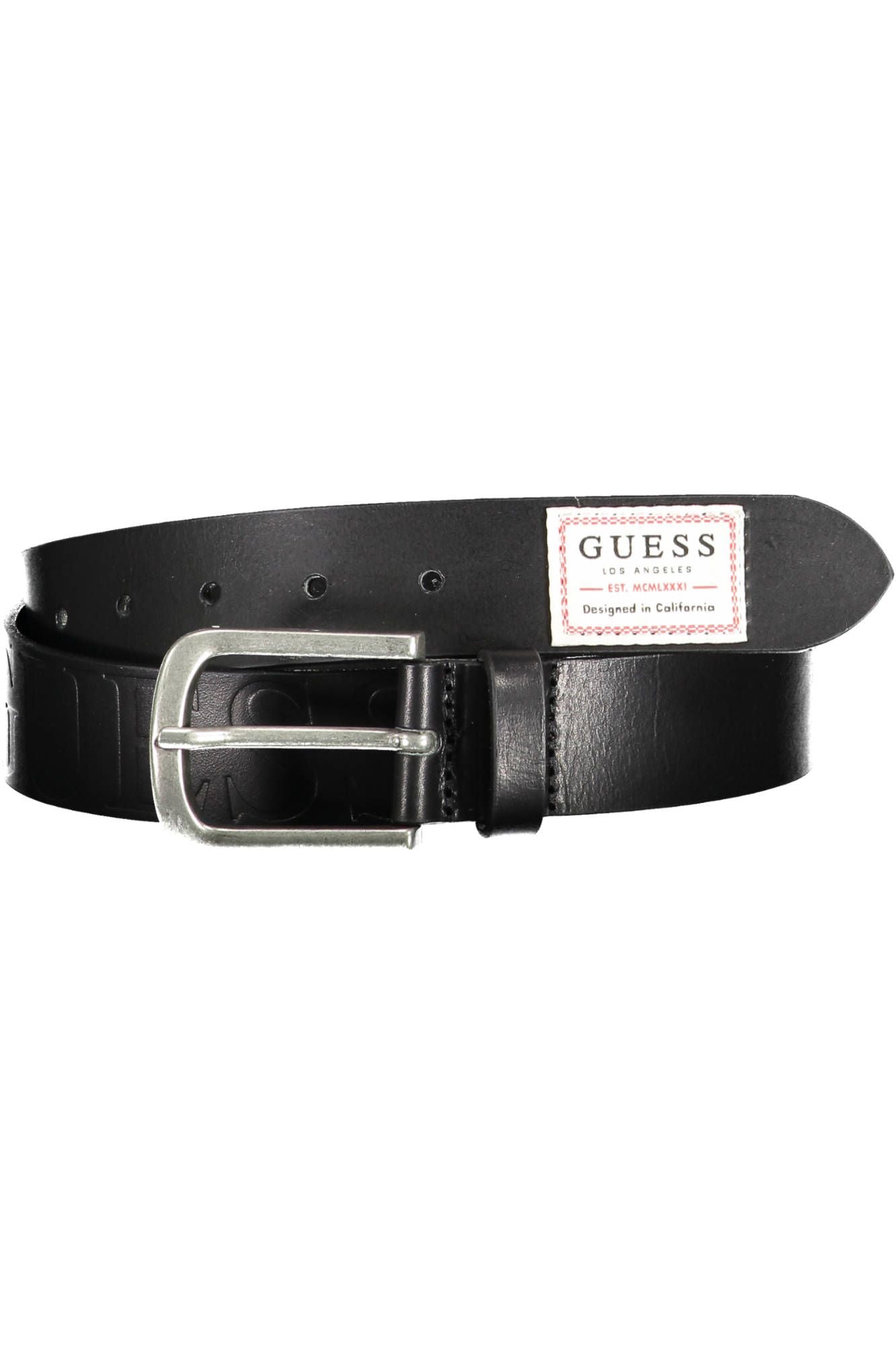 Black Leather Men Belt