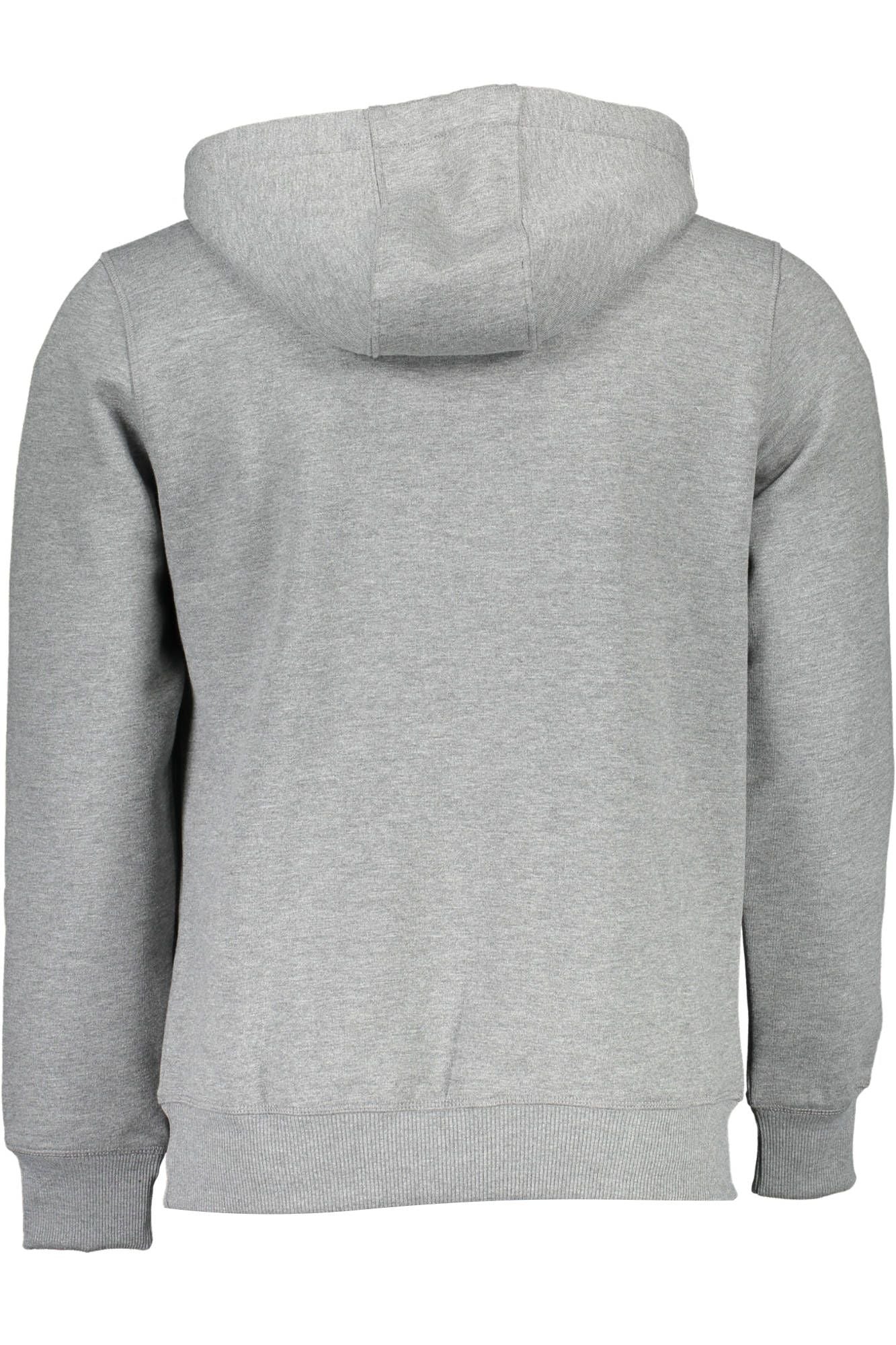 Gray Cotton Men Sweater