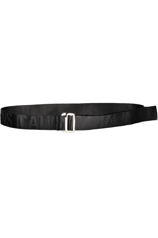 Black Nylon Mens Belt